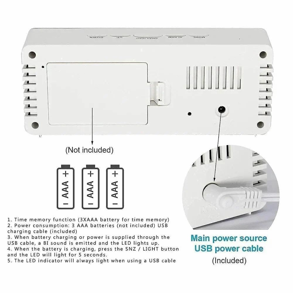 Digital Mirror Clock