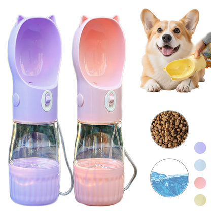 2 In 1 Portable Dog Water Bottle