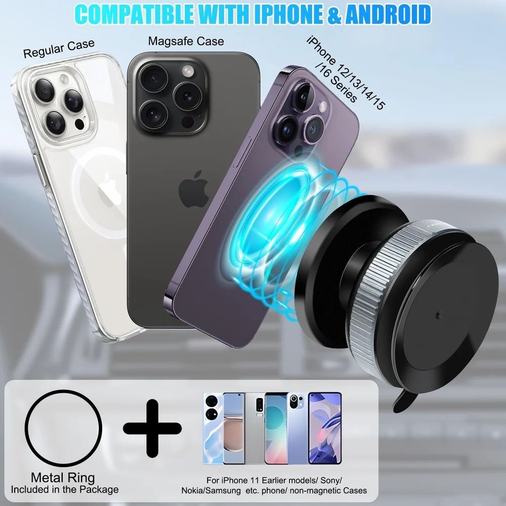 360° Magnetic Car Phone Mount